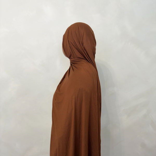 Matching Bamboo Jersey Scarf Set | Amber