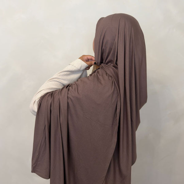 Matching Bamboo Jersey Scarf Set | Truffle