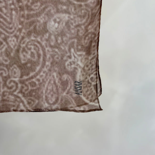 Printed Modal | Oat Paisley