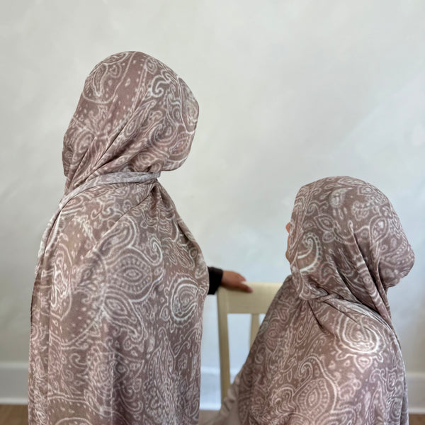 Printed Modal | Oat Paisley